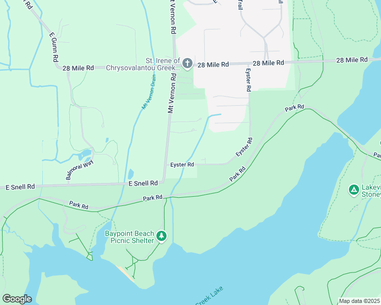 map of restaurants, bars, coffee shops, grocery stores, and more near 60303 Eyster Road in Rochester