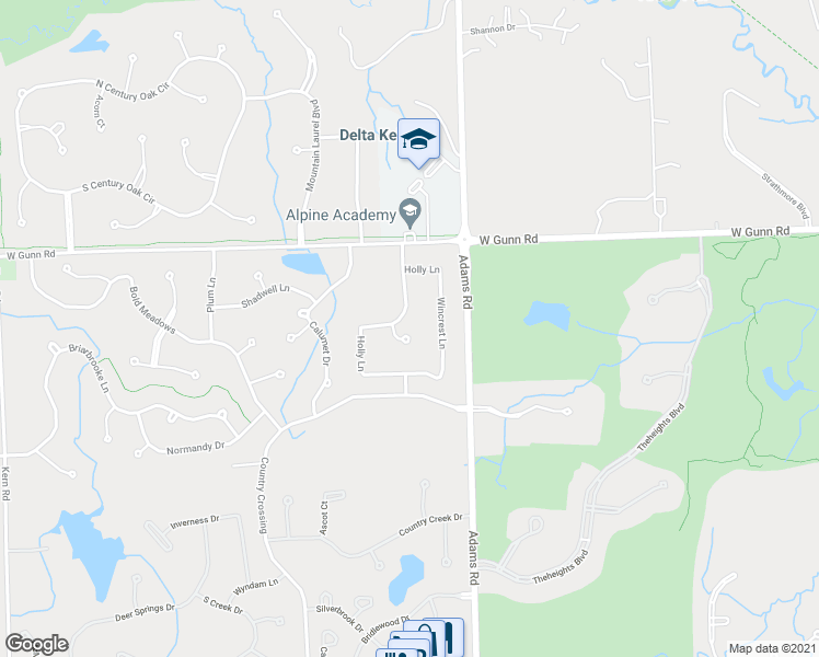 map of restaurants, bars, coffee shops, grocery stores, and more near 3120 Castleton Court in Rochester