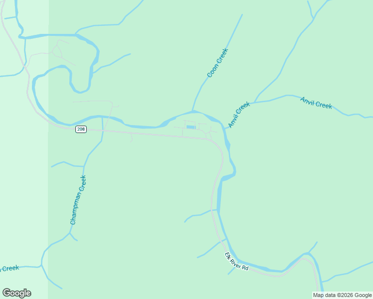 map of restaurants, bars, coffee shops, grocery stores, and more near 95172 Elk River Road in Port Orford