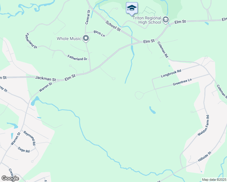 map of restaurants, bars, coffee shops, grocery stores, and more near 98 Fraser Lane in Newbury