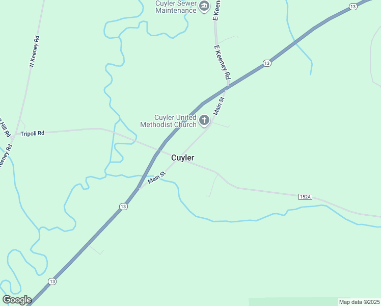 map of restaurants, bars, coffee shops, grocery stores, and more near in Cuyler