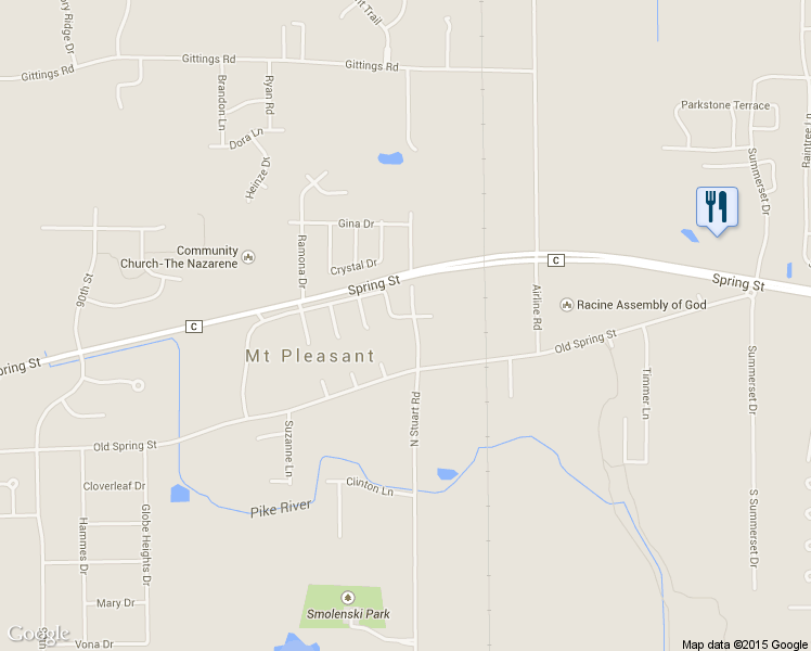 map of restaurants, bars, coffee shops, grocery stores, and more near 7915 Daniel Court in Mount Pleasant