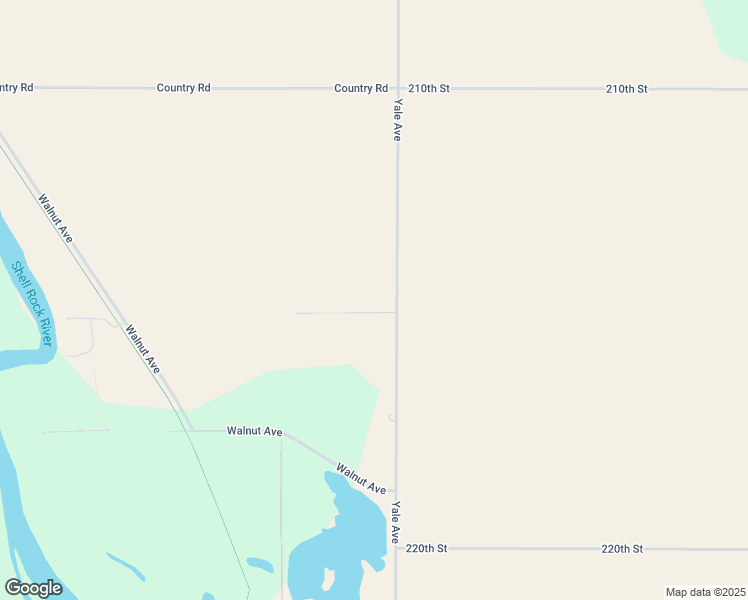 map of restaurants, bars, coffee shops, grocery stores, and more near 21413-21479 Yale Avenue in Shell Rock