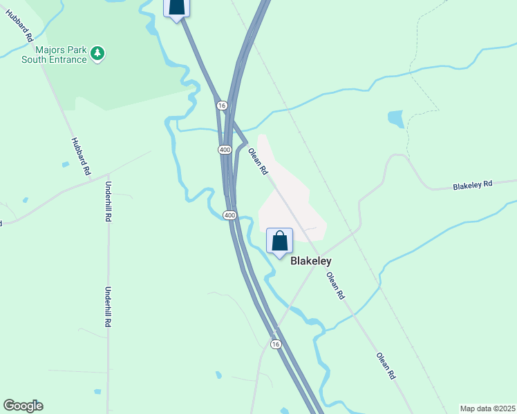 map of restaurants, bars, coffee shops, grocery stores, and more near 993 Olean Road in East Aurora
