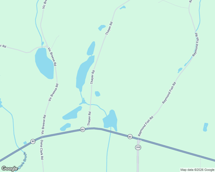 map of restaurants, bars, coffee shops, grocery stores, and more near 170 Thayer Road in Hartwick