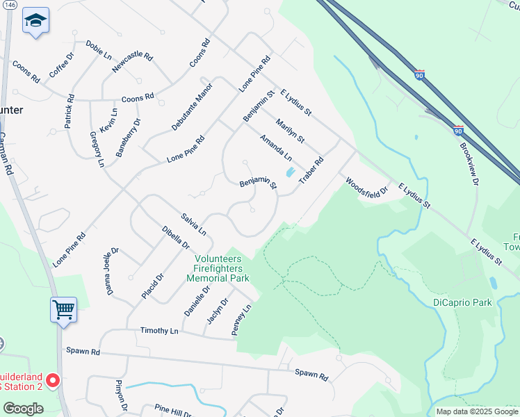 map of restaurants, bars, coffee shops, grocery stores, and more near 177 Benjamin Street in Schenectady