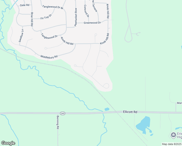 map of restaurants, bars, coffee shops, grocery stores, and more near 26 Hearthstone Terrace in Orchard Park
