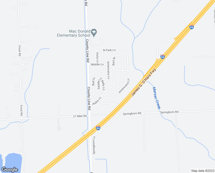 map of restaurants, bars, coffee shops, grocery stores, and more near 5407 Aloha Lane in Casco