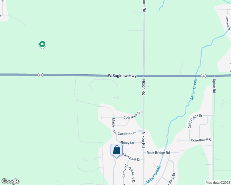 map of restaurants, bars, coffee shops, grocery stores, and more near 12907 Townsend Drive in Grand Ledge