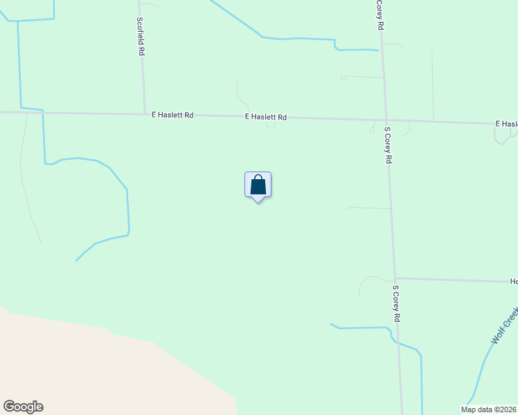 map of restaurants, bars, coffee shops, grocery stores, and more near 4570 W Haslett Rd in Perry