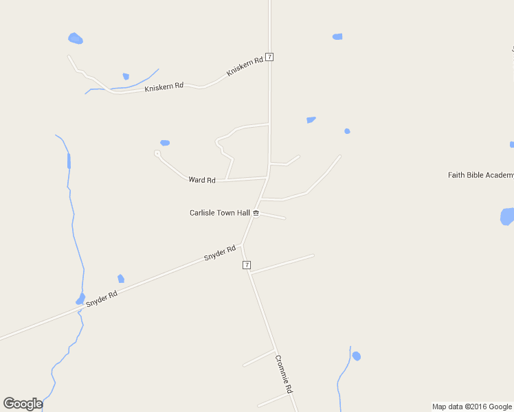 map of restaurants, bars, coffee shops, grocery stores, and more near County Road 7 in Cobleskill