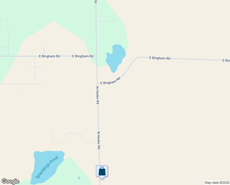 map of restaurants, bars, coffee shops, grocery stores, and more near 5614 East Bingham Road in Milton