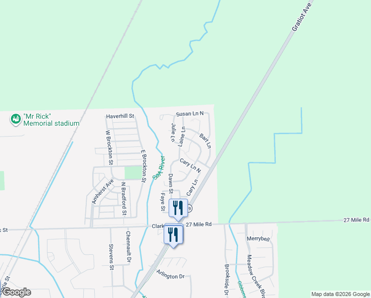 map of restaurants, bars, coffee shops, grocery stores, and more near 59428 Hardy Court in New Haven