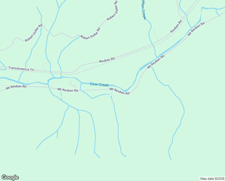 map of restaurants, bars, coffee shops, grocery stores, and more near 2390 Mount Reuben Road in Glendale