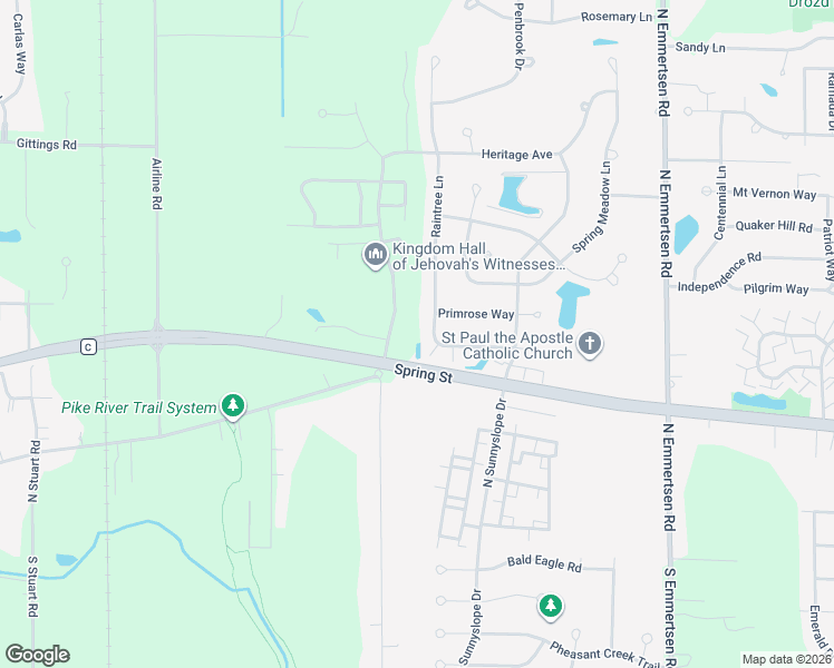map of restaurants, bars, coffee shops, grocery stores, and more near 1527 Summerset Drive in Mount Pleasant