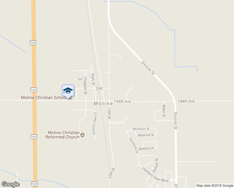 map of restaurants, bars, coffee shops, grocery stores, and more near 1191 144th Avenue in Moline