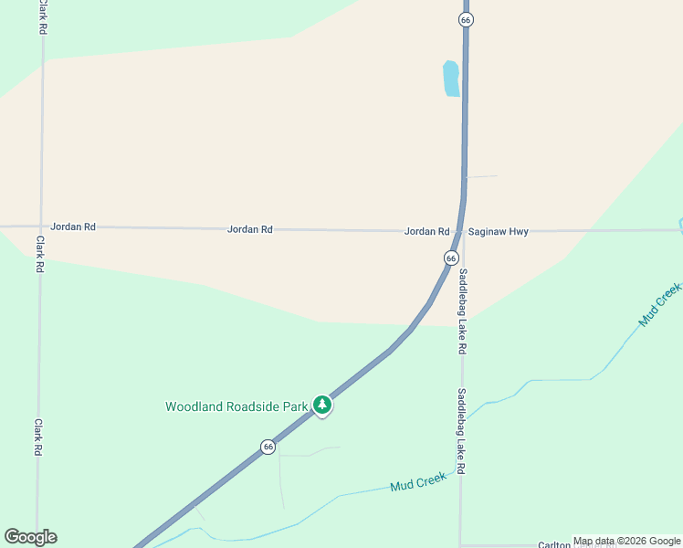 map of restaurants, bars, coffee shops, grocery stores, and more near 10720 Jordan Road in Lake Odessa