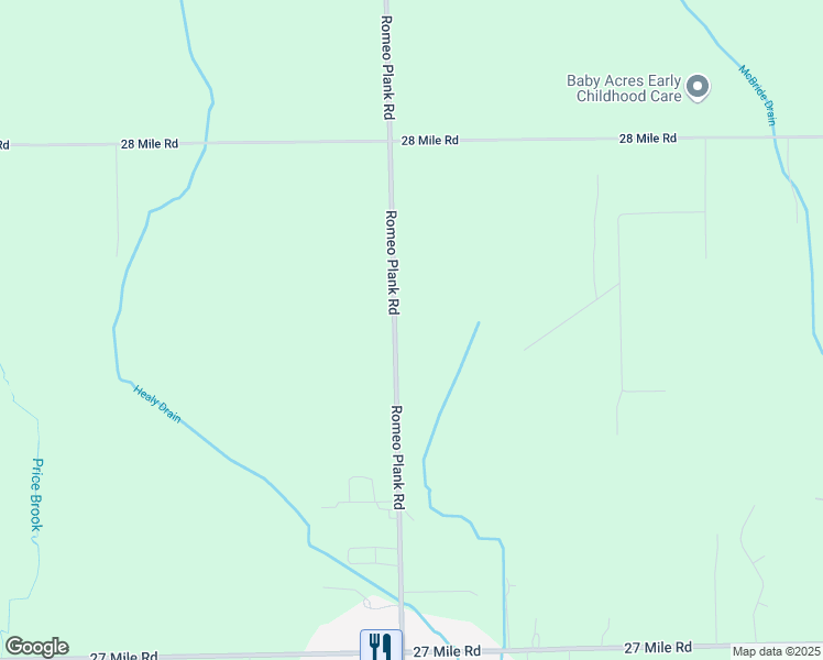 map of restaurants, bars, coffee shops, grocery stores, and more near 60050 Romeo Plank Road in Ray