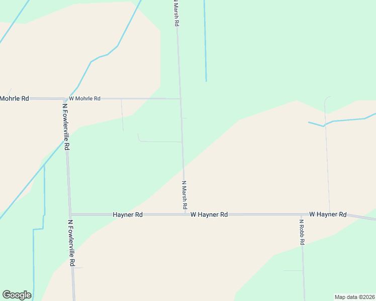 map of restaurants, bars, coffee shops, grocery stores, and more near 9697 North Marsh Road in Fowlerville