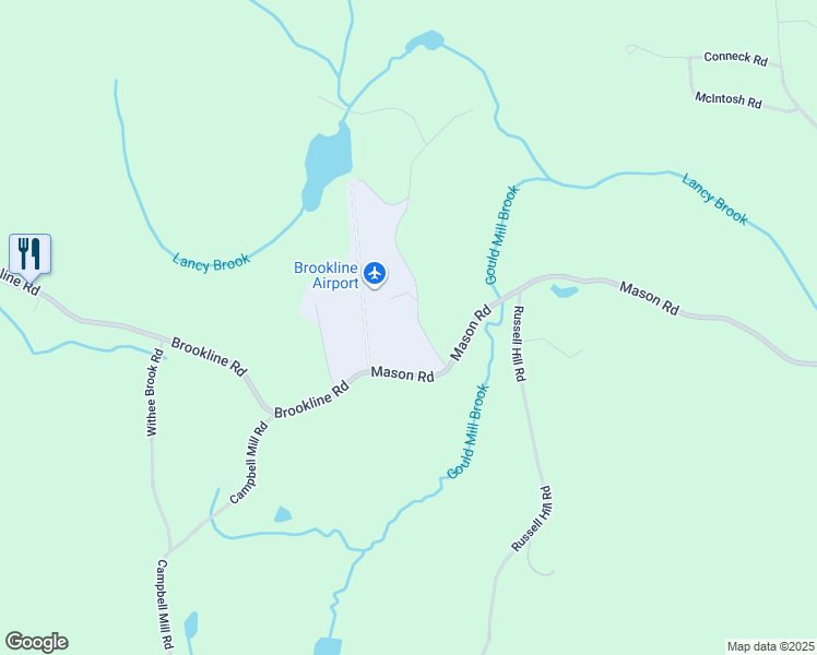 map of restaurants, bars, coffee shops, grocery stores, and more near 6 Pigeon Hill Road in Brookline