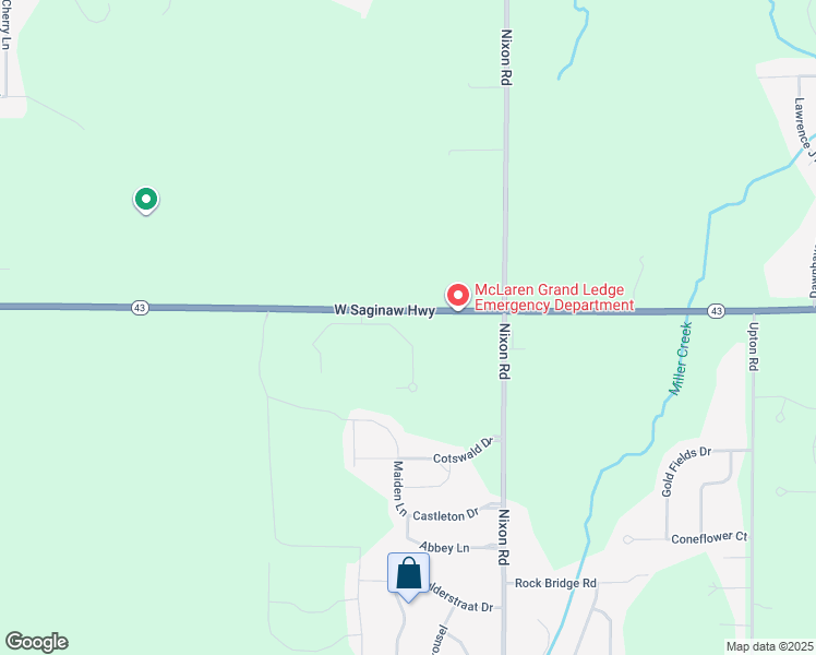 map of restaurants, bars, coffee shops, grocery stores, and more near 12948 Townsend Drive in Grand Ledge