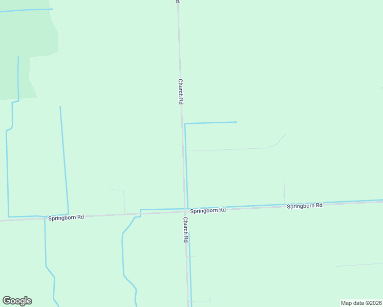 map of restaurants, bars, coffee shops, grocery stores, and more near 5401 Church Road in Casco