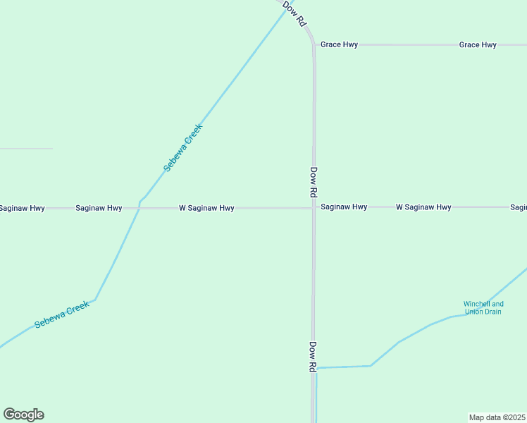 map of restaurants, bars, coffee shops, grocery stores, and more near 6203 West Saginaw Highway in Sunfield