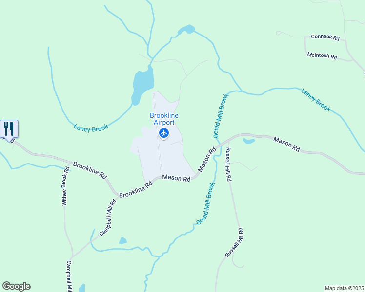 map of restaurants, bars, coffee shops, grocery stores, and more near 6 Pigeon Hill Road in Brookline