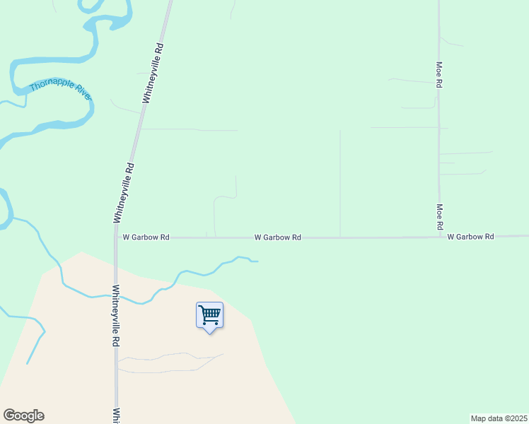 map of restaurants, bars, coffee shops, grocery stores, and more near 8300 West Garbow Road in Middleville
