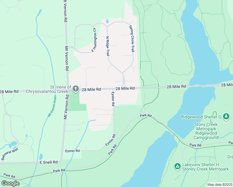 map of restaurants, bars, coffee shops, grocery stores, and more near 60953 Eyster Road in Rochester