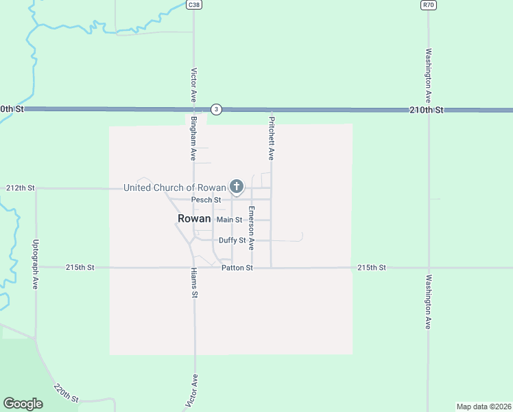 map of restaurants, bars, coffee shops, grocery stores, and more near 411 Emerson Avenue in Rowan