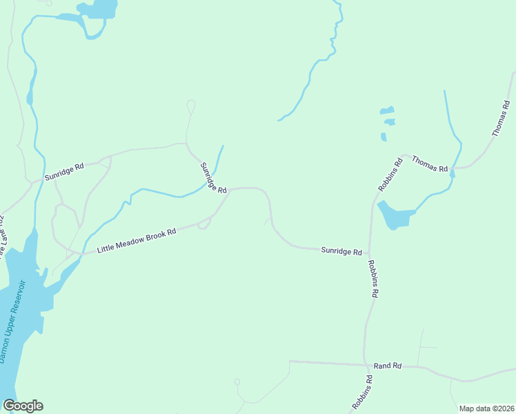 map of restaurants, bars, coffee shops, grocery stores, and more near 83 Sunridge Road in Rindge