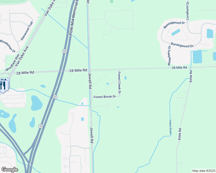 map of restaurants, bars, coffee shops, grocery stores, and more near 1129.9 Jewell Road in Washington