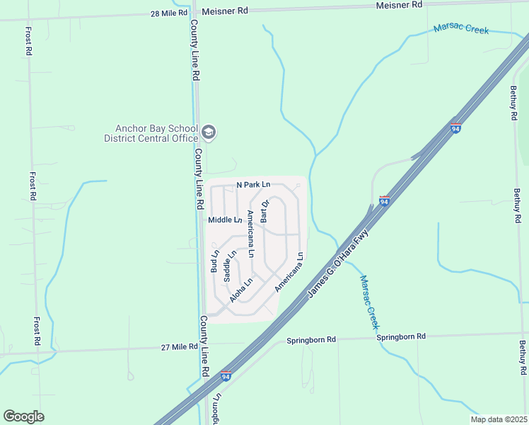 map of restaurants, bars, coffee shops, grocery stores, and more near 10384-10398 Middle Lane in Casco