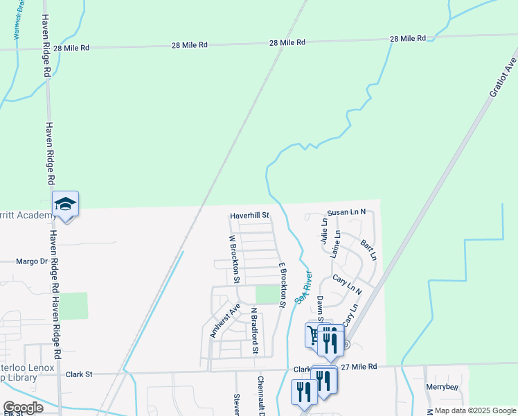 map of restaurants, bars, coffee shops, grocery stores, and more near 59620 West Brockton Street in New Haven
