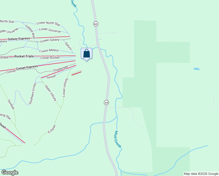 map of restaurants, bars, coffee shops, grocery stores, and more near 5743 New York 64 in Canandaigua