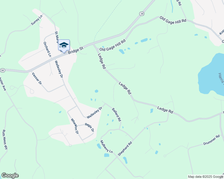 map of restaurants, bars, coffee shops, grocery stores, and more near 5 Bedard Avenue in Pelham