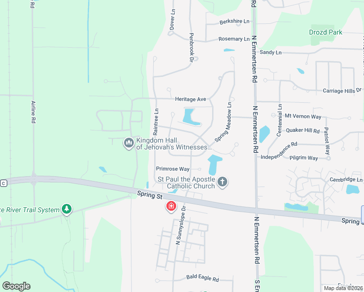 map of restaurants, bars, coffee shops, grocery stores, and more near 6546 Parkway Circle in Mount Pleasant
