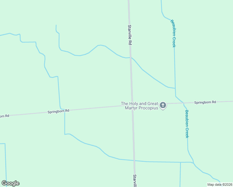 map of restaurants, bars, coffee shops, grocery stores, and more near 7058 Springborn Road in China Township