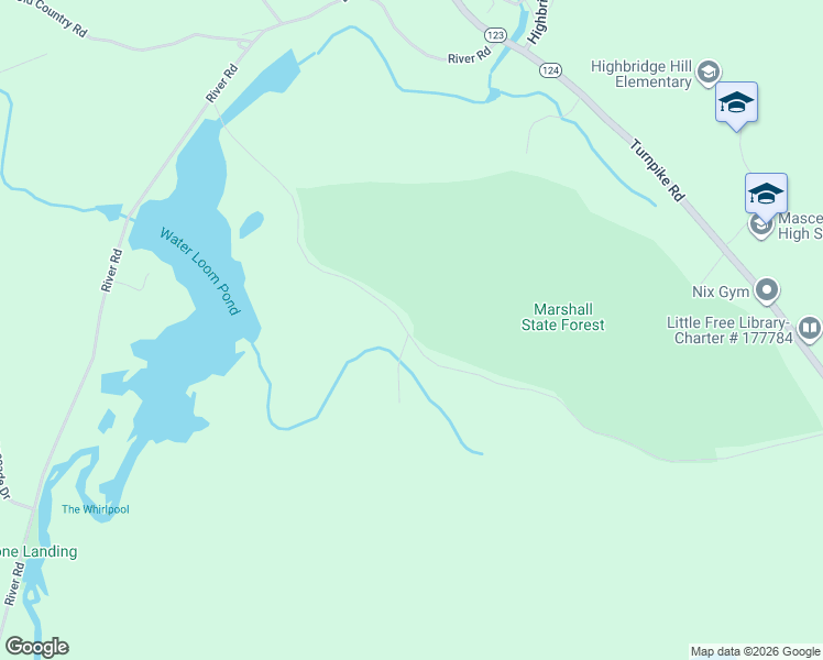 map of restaurants, bars, coffee shops, grocery stores, and more near 550 Old Country Road in New Ipswich