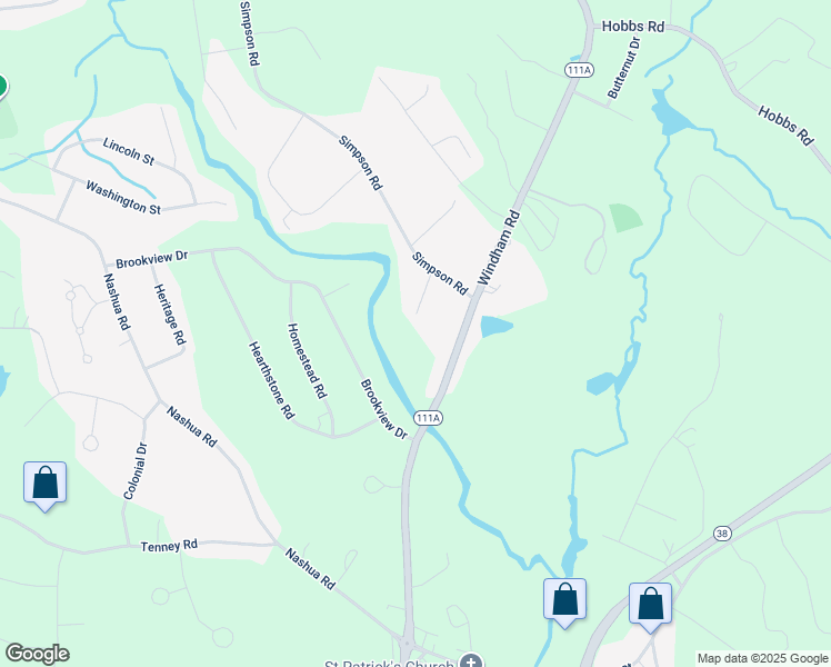 map of restaurants, bars, coffee shops, grocery stores, and more near 98 Hemlock Drive in Pelham