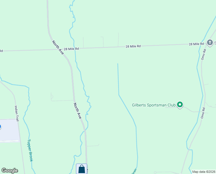 map of restaurants, bars, coffee shops, grocery stores, and more near 60250 North Avenue in Ray