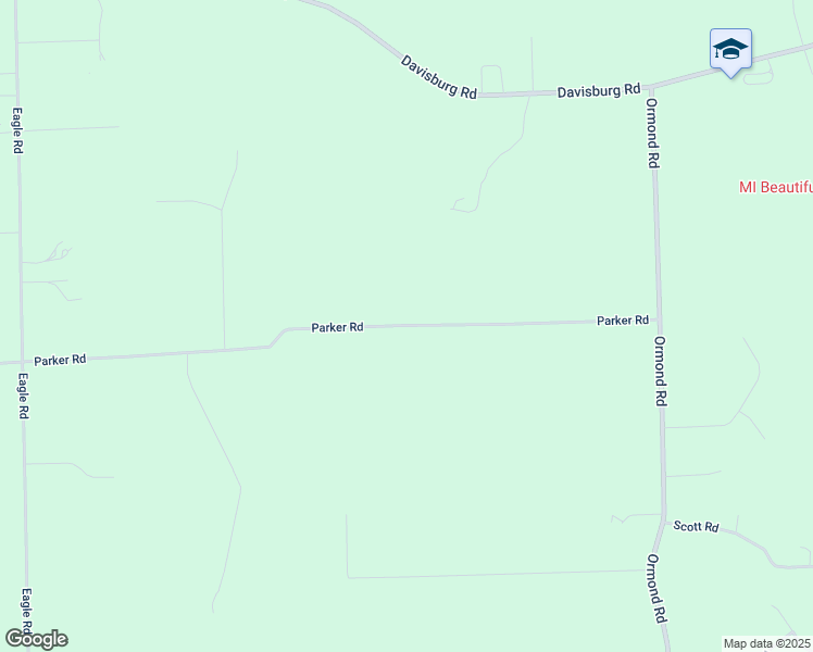 map of restaurants, bars, coffee shops, grocery stores, and more near 4000-4498 Parker Road in Springfield Township