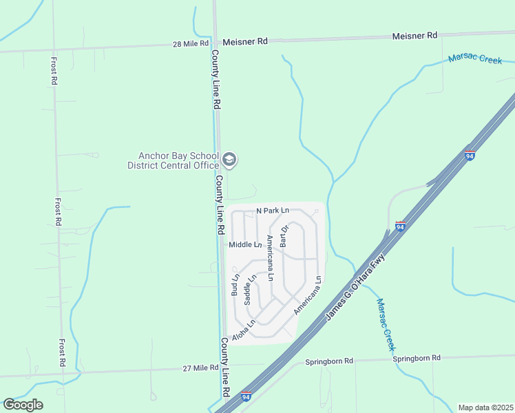 map of restaurants, bars, coffee shops, grocery stores, and more near 10416 North Park Lane in Casco
