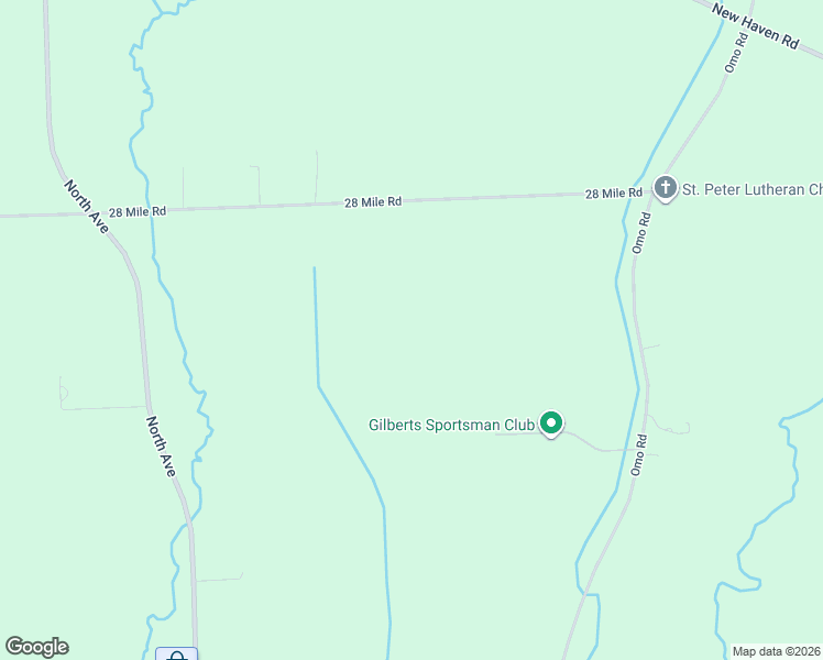 map of restaurants, bars, coffee shops, grocery stores, and more near 28 Mile Road in Ray