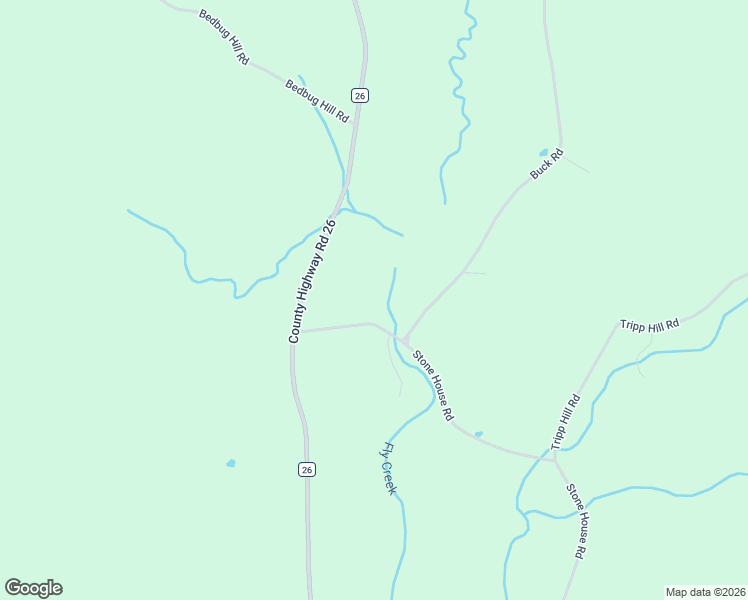 map of restaurants, bars, coffee shops, grocery stores, and more near 432 Stone House Road in Fly Creek