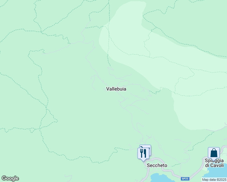map of restaurants, bars, coffee shops, grocery stores, and more near 937 Via Vallebuia in Provincia di Livorno
