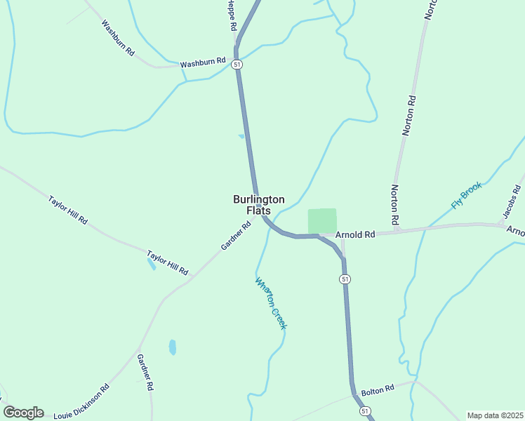 map of restaurants, bars, coffee shops, grocery stores, and more near in Burlington Flats