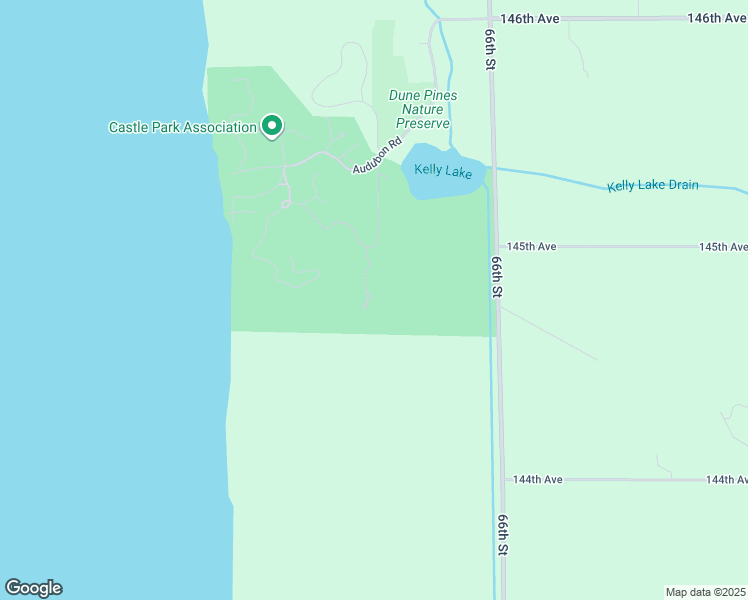 map of restaurants, bars, coffee shops, grocery stores, and more near 4503 South Audubon Street in Holland