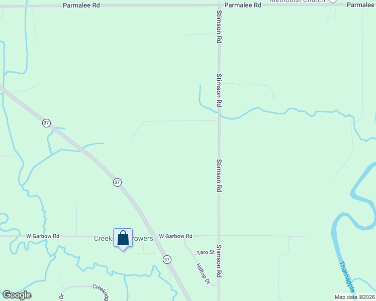 map of restaurants, bars, coffee shops, grocery stores, and more near 6423 Stimson Road in Middleville